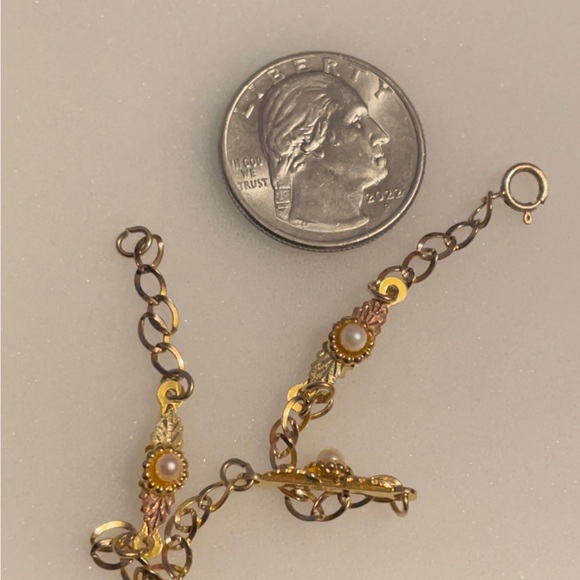 10k Tri Gold black hills bracelet - Picture 3 of 6